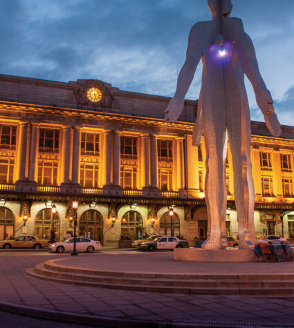 Baltimore’s Pennsylvania Station is a popular stop on Amtrak's busy Northeast corridor.