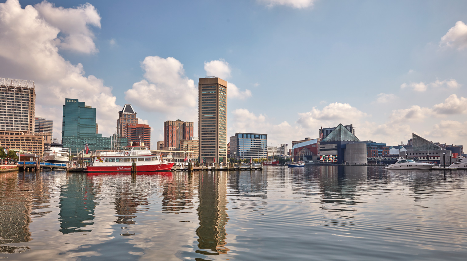 Daytime image of the Inner Harbor