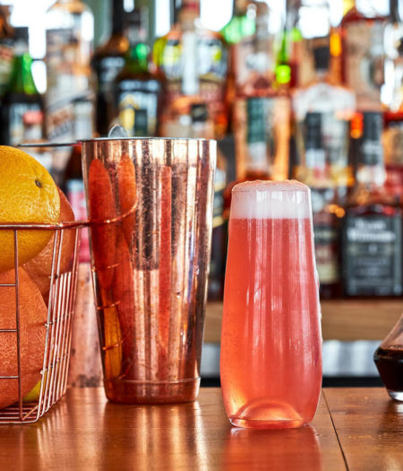 Cocktails at Topside Bar in Baltimore.