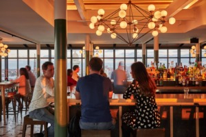 Customers at Topside brunch in Baltimore.