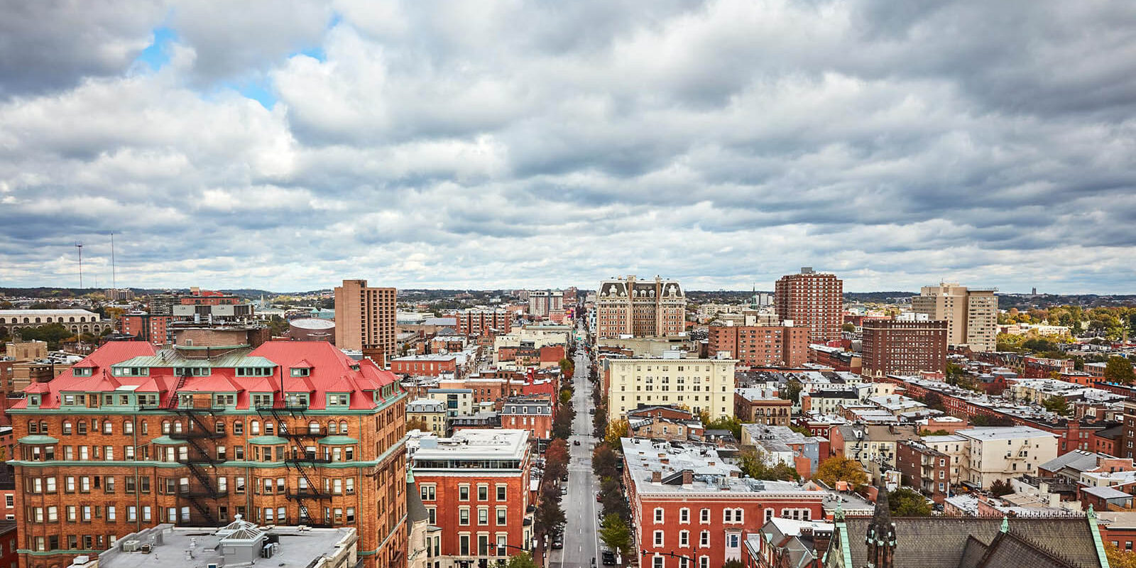 View of Baltimore's city skyline.