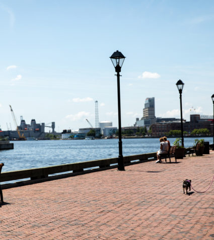 Fell's Point waterfront pier