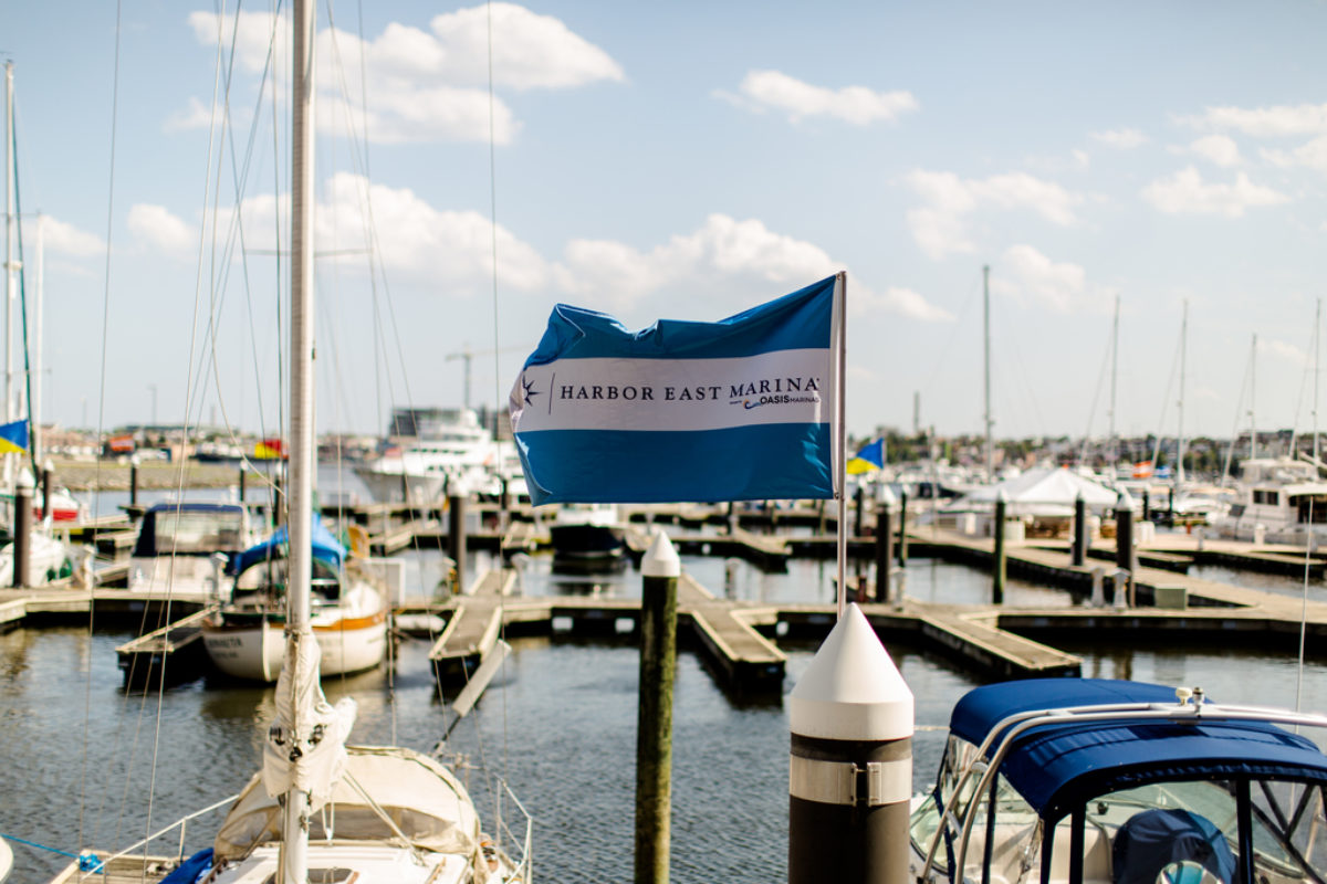 View of Harbor East Marina
