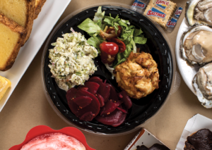 A plate of food at Faidleys Baltimore.