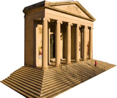 The facade of the Baltimore Museum of Art