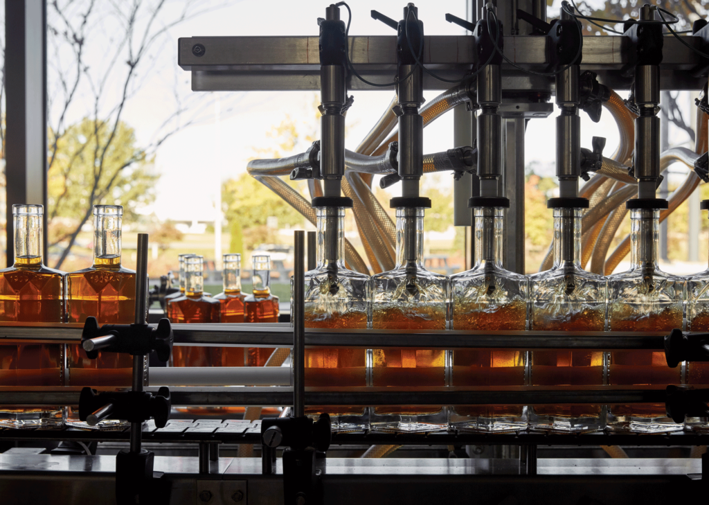 Jason Varney Bottles being filled at Sagamore Spirit Distillery